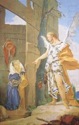 Giovanni Battista Tiepolo Sarah and the Archangel (mk08) china oil painting image